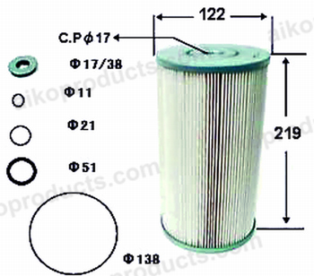 Aiko Oil Filter O621