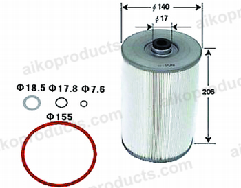 Aiko Oil Filter O625